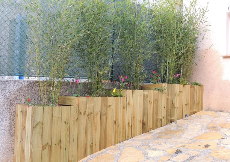 Bacs pour plantes fabriqués sur mesure