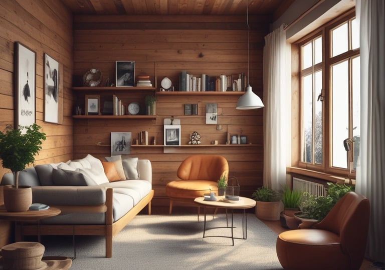 Bright living room with modern inventory