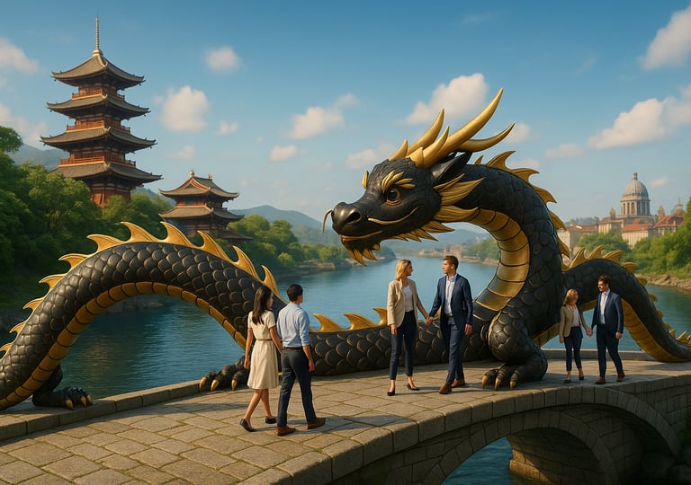 A whispering dragon bridging accross china and europe