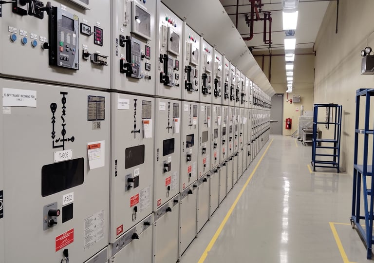 Commercial electrical switchgear and power distribution equipment