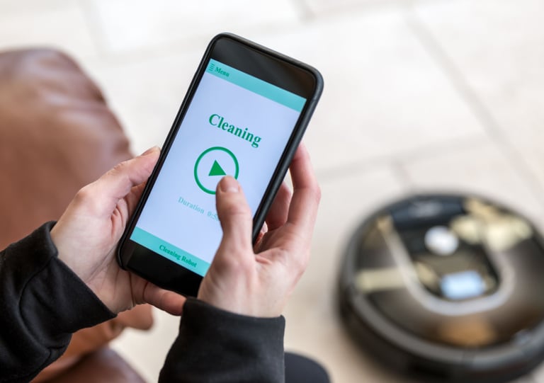 a person holding a phone in their hand