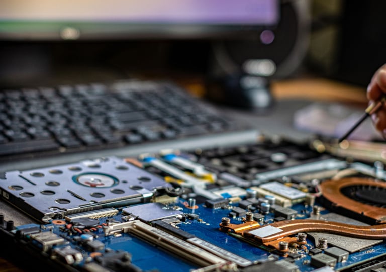 a person is holding a small piece of metal