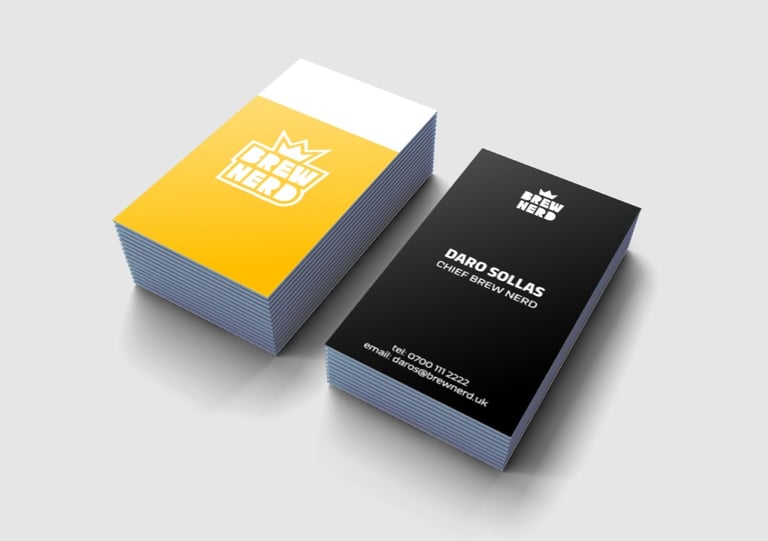 Brewnerd business cards