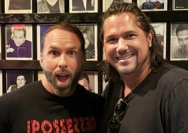 Comedians Carl Rimi and Bob Rayhart