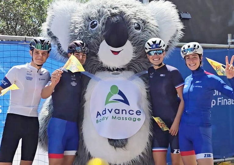 Spanish Triathlon Team at Wollongong 2025 world championship