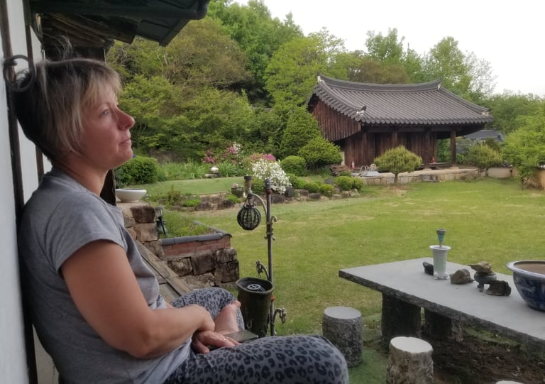 Hanok traditionnel Corée du Sud