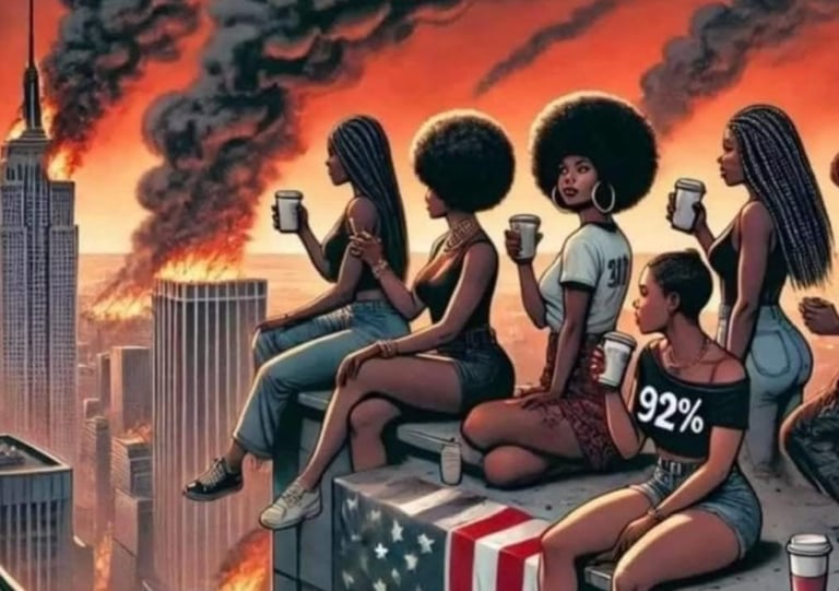 Nikki Free Picture of Burning America