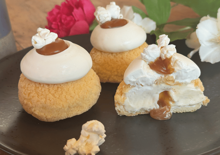 chou popcorn caramel