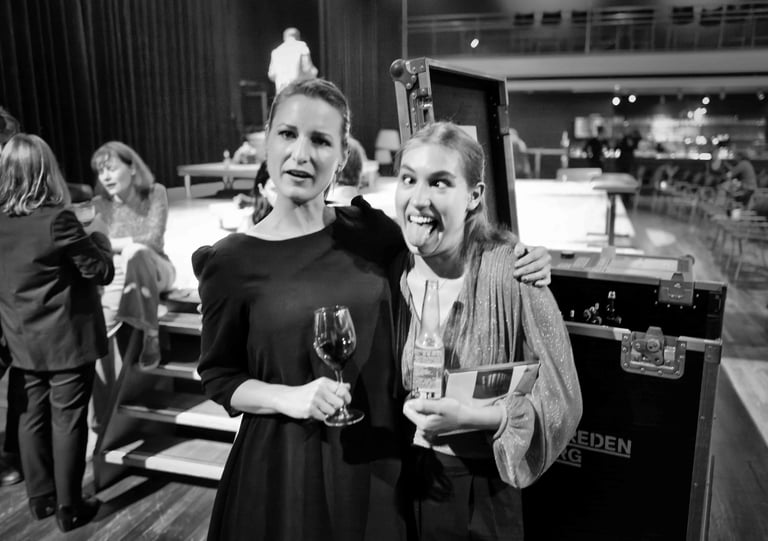 Lucie Horsch and Julia Philippens of Fuse in TivoliVredenburg Utrecht Photo by Peter Tra