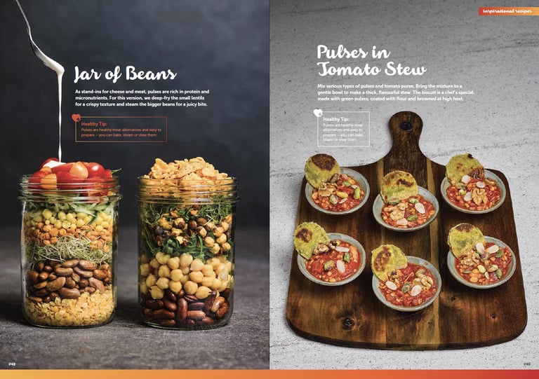 Story about pulses, a sustainable food, entitled Wonder Seeds, in the trend report Trendwatch Hotel 