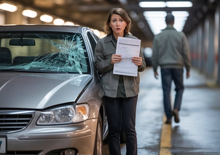 Risque d’un convoyage non assuré : voiture endommagée sans couverture`