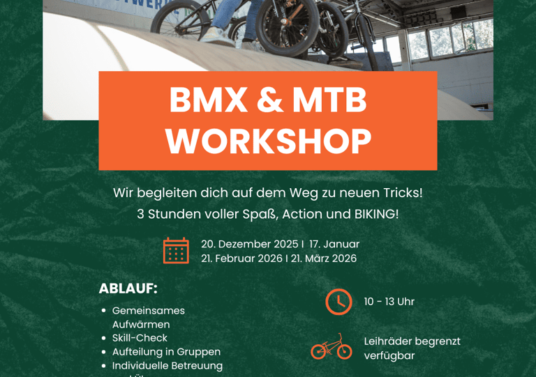 BMX & MTB Workshop Mühlhausen Thuringia Funpark
