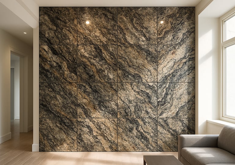 leftover granite wall cladding