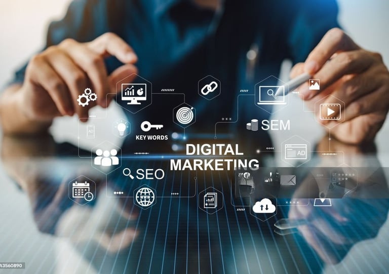 Digital marketing hologram tools