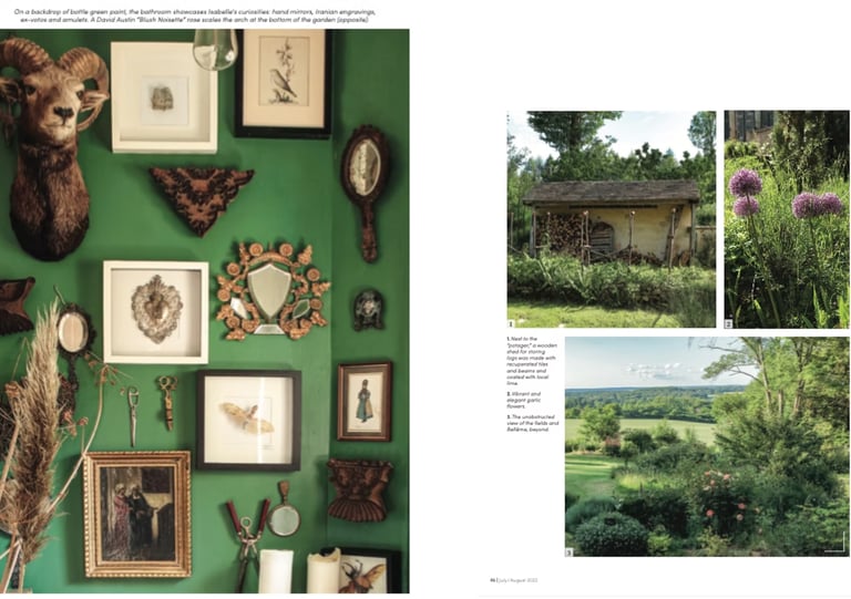 interior vintage, cottage, normandy, decoration, le perche, france