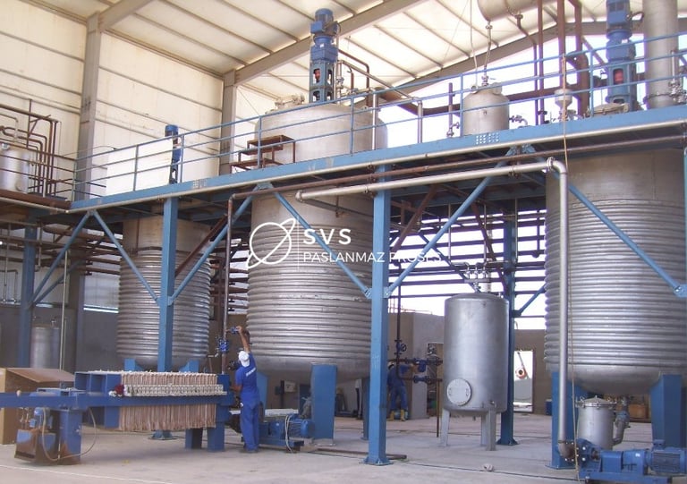 Su bazlı boya üretim tesisi