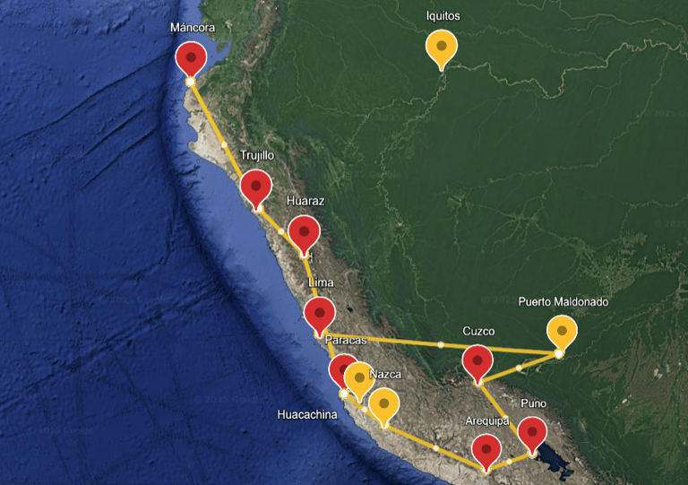 Itinerario di 4 settimane in Perù