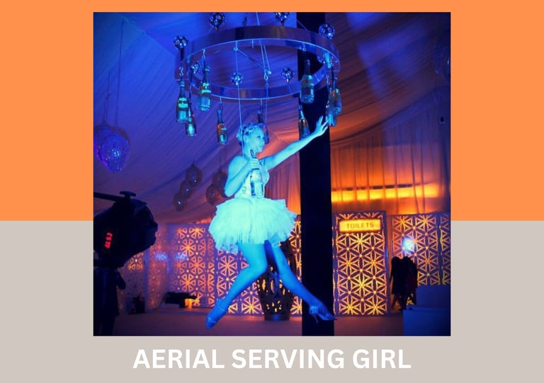 Aerial Serving Girls by Geet Events