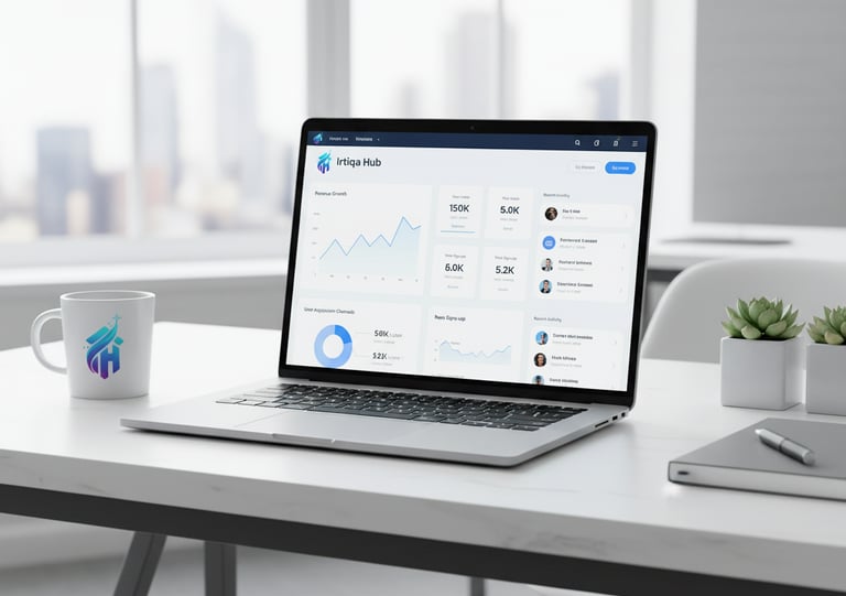 Dashboard showing analytics