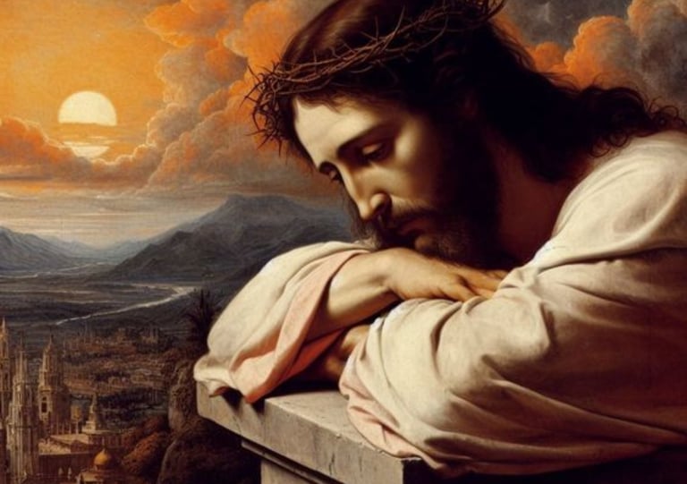 He Wept: A Moment Frozen in Time