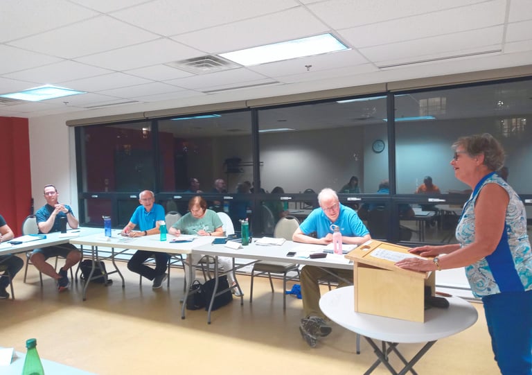 Réunion de groupe du club Toastmasters Vallée-du-Richelieu. 5