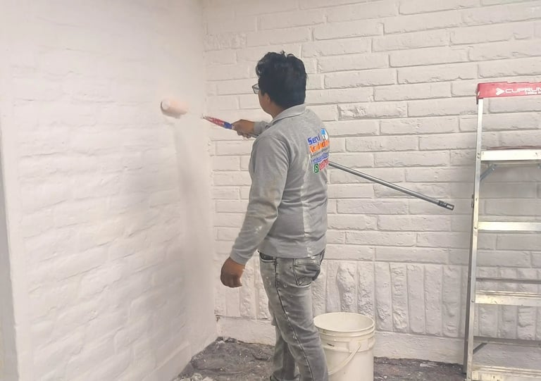 pintura de locales comerciales pintura de casas serviacabados