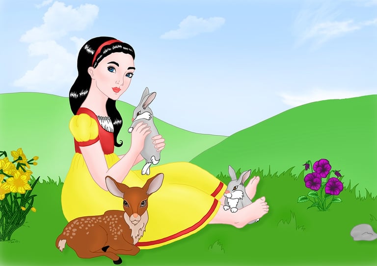 Little Snow White Illustration