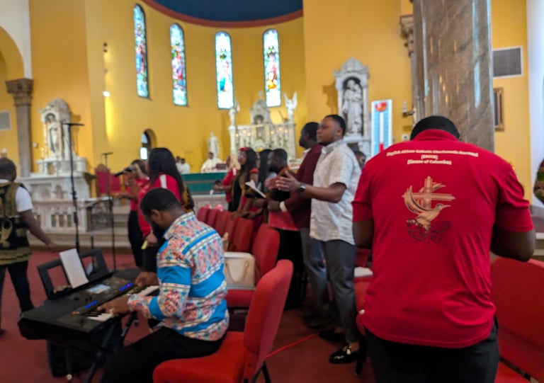 EACCR worship session during Holy Mass