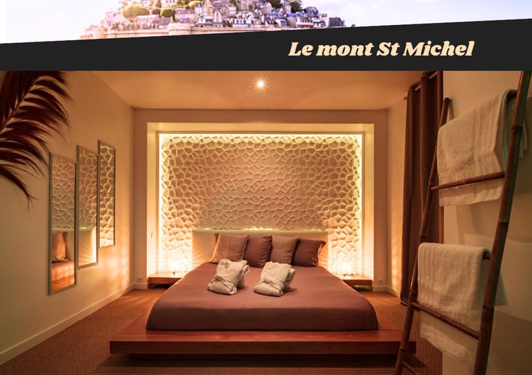 love room normandie proche mont st michel, dans chambre avec jacuzzi privatif