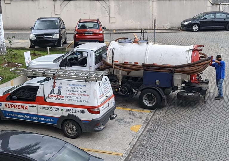 sucção e hidrojateamento