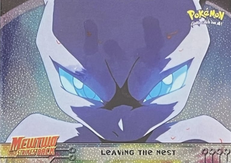 4 Leaving the Nest Topps Pokemon The FIrst Movie sandpeper silver foil