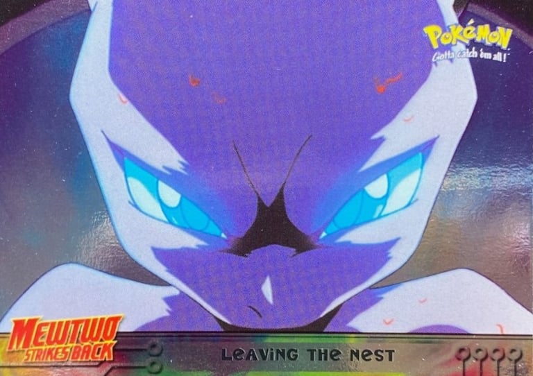 4 Leaving the Nest Topps Pokemon The First Movie silver foil