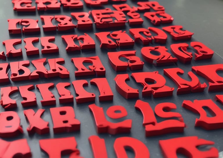 WIKXY Brightly coloured, taylormade 3D printed gears on the table. Available at WIKXY 3D Printing in Stoke-on-Trent.