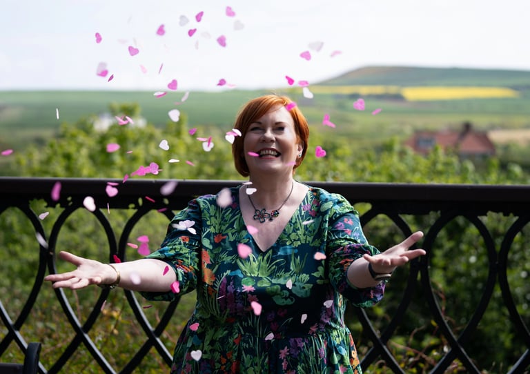Creative wedding celebrant