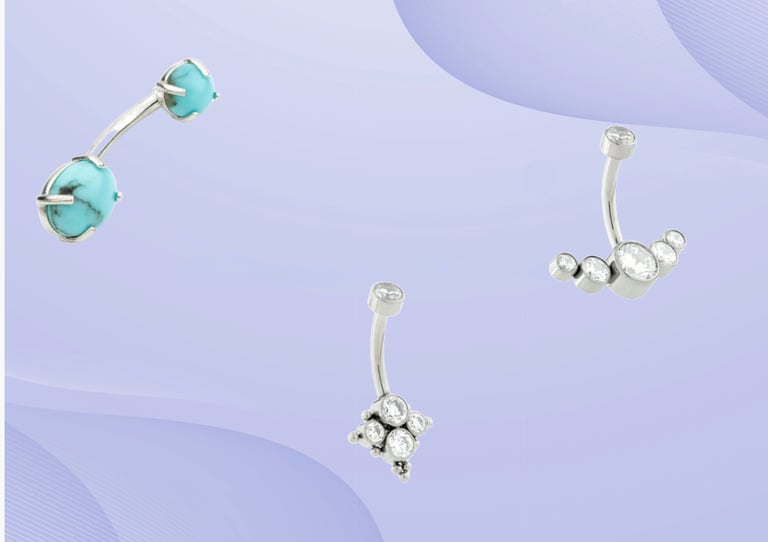 Navel Piercing Bars Belly Bars
