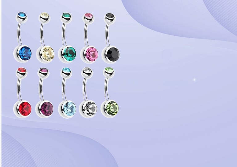 Navel Piercing Bars Belly Bars
