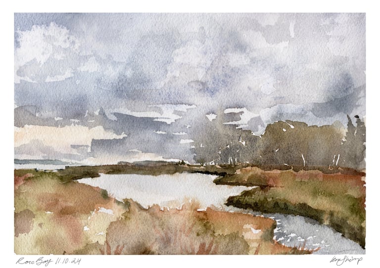 Rose Bay – Painting by Katy Maria Shimp