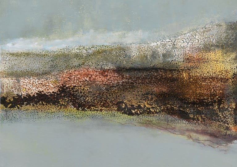 Umbers II./300euro /60x60/mixed media