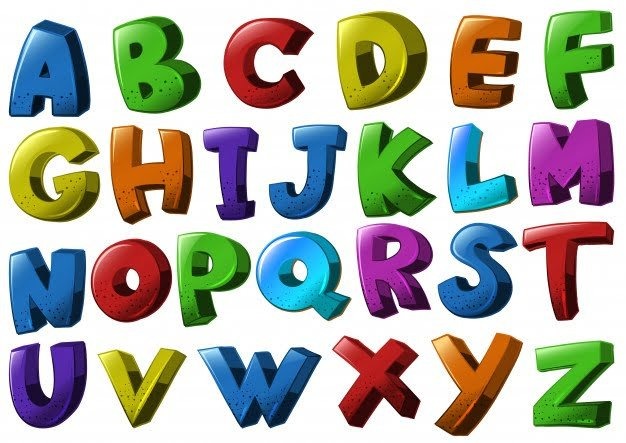 English words capital Latters
