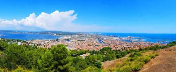 vu sur la mer, frontignan