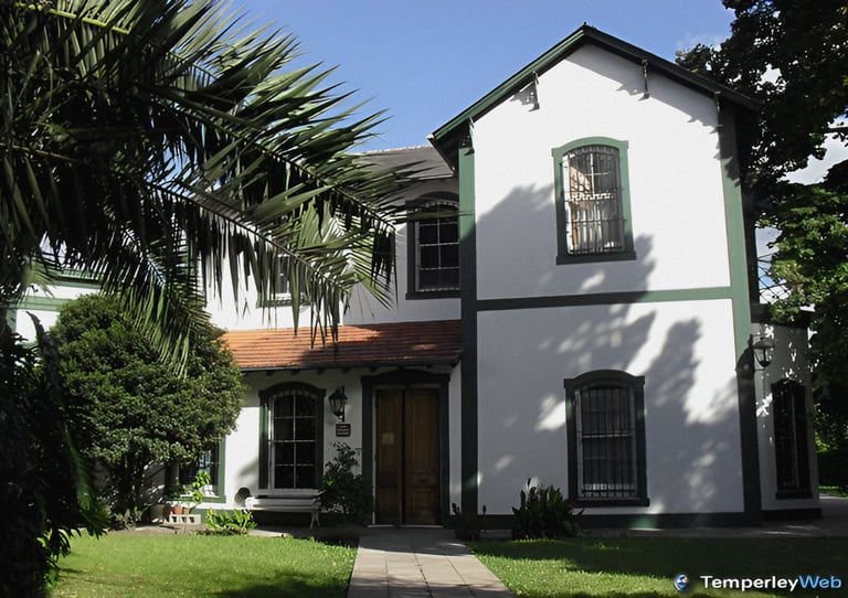 Chacra de la familia de Henry Bell, en Temperley