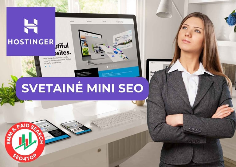 Svetainės kūrimas MINI SEO