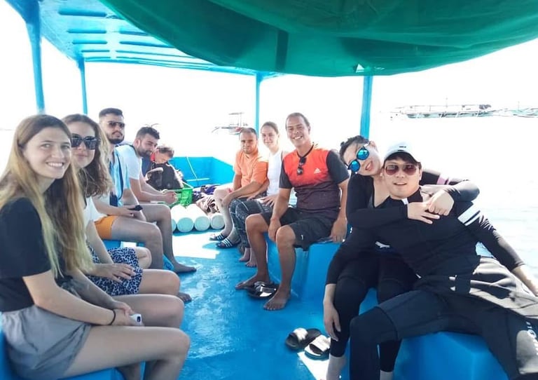 Russian group dive package in Bali #DivePackageBali #RUdiving