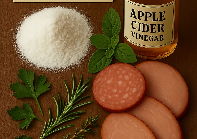 buffered vinegar for meat and poulty