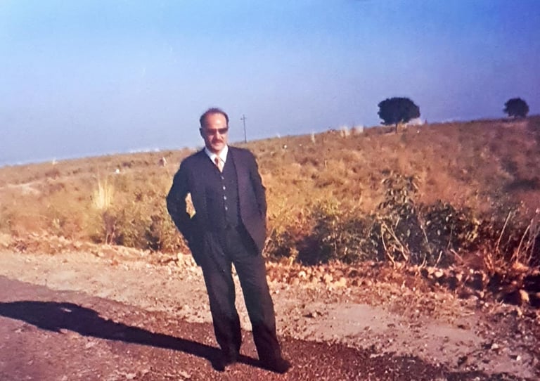 Ravinder Vashisht travelling to Construction Location