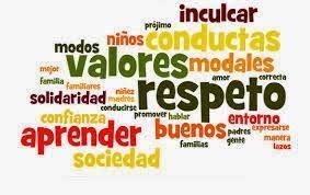 palabras que representan valores