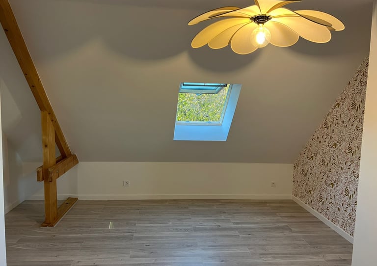 chambre d'enfant rénovée