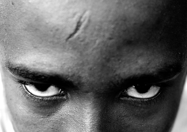 Portrait jeune homme noir