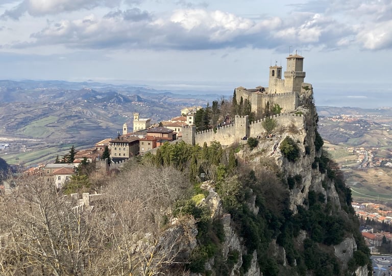 San Marino old town