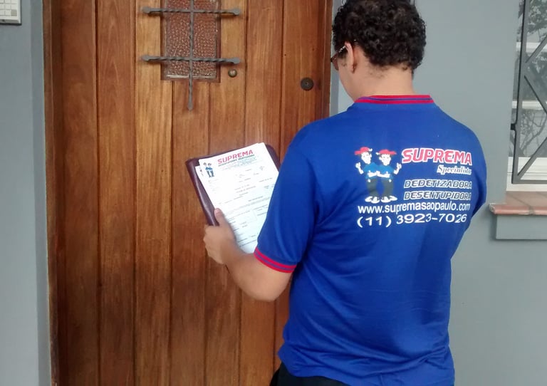 técnico de desentupidora